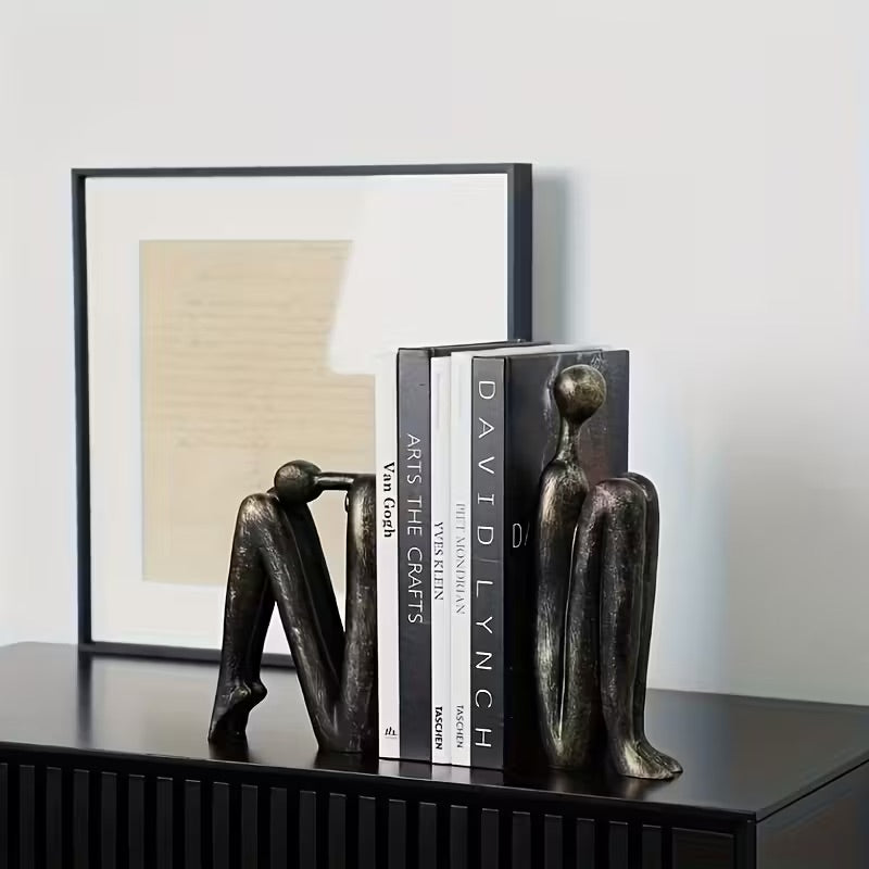 Lureto Set of 2 Human-Shaped Bookends