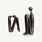 Lureto Set of 2 Human-Shaped Bookends